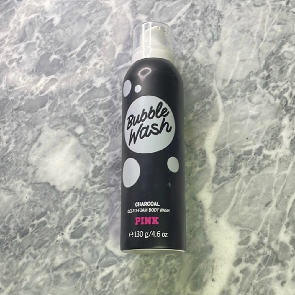 New Victorias Secret Pink Bubble Wash Charcoal Body Wash